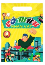 Bộ Túi Tô Màu Nhân Vật (8 Cuốn)