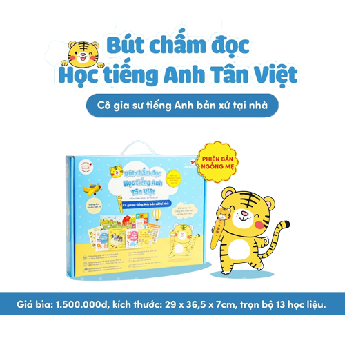 Bút Chấm Đọc Học Tiếng Anh Tân Việt – Bé Tự Học Tiếng Anh Qua Câu Chuyện Ngỗng Mẹ Đầu Tiên