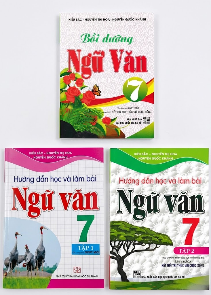 Combo Hướng Dẫn Học Và Làm Bài Ngữ Văn 7 + Bồi Dưỡng Ngữ Văn 7 (Bám Sát SGK Kết Nối Tri Thức Với Cuộc Sống) (Bộ 3 Cuốn)