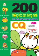 200 Miếng Bóc Dán Chỉ Số Thông Minh Phát Triển Chỉ Số Thông Minh Sáng Tạo CQ Tập 1 (Dành cho trẻ 2-10 tuổi) – Tái Bản 2018