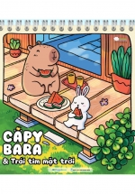 Sách Tô Màu Chữa Lành – Capybara Và Trái Tim Mặt Trời