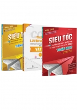 CC Thần Tốc Luyện Đề 2020 – Khối A1: Lí (Tập 1) + Mega 2020 Tiếng Anh + Mega Toán