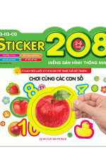 208 Miếng Dán Hình Thông Minh – Chơi Cùng Các Con Số