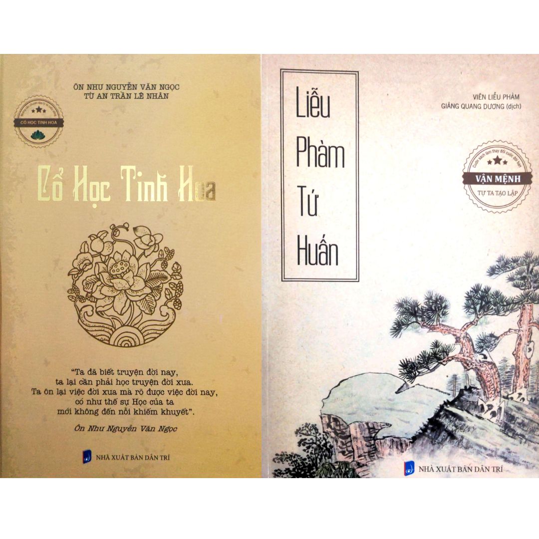 Combo Cổ Học Tinh Hoa (HASA) + Liễu Phàm Tứ Huấn – Vận Mệnh Tự Ta Tạo Lập