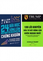 Combo 100 Lời Khuyên Đầu Tư Bất Động Sản Khôn Ngoan Nhất + 24 Bài Học Sống Còn Để Đầu Tư Thành Công Trên Thị Trường Chứng Khoán (2 Cuốn)