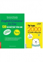 Combo 130 Bài Ngữ Pháp Tiếng Anh – English Grammar In Use + Tự Học 2000 Từ Vựng Tiếng Anh Theo Chủ Đề (2 Quyển)