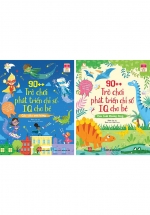 Combo 2 Quyển: 90++ Trò Chơi Phát Triển Chỉ Số IQ Cho Bé
