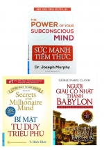 Combo 3 Cuốn Sức Mạnh Tiềm Thức – Bí Mật Tư Duy Triệu Phú – Người Giàu Có Nhất Thành Babylon