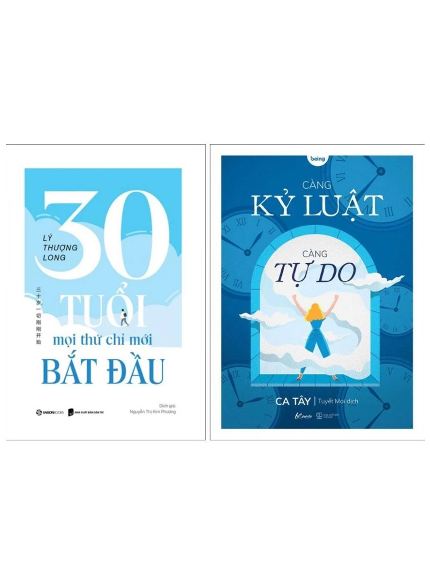 Combo 30 Tuổi – Mọi Thứ Chỉ Mới Bắt Đầu + Càng Kỷ Luật, Càng Tự Do (Bộ 2 Cuốn)
