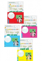 Combo 4 Cuốn Dành Cho Bé Chuẩn Bị Vào Lớp 1: Vở Tập Viết Nét Cơ Bản, Chữ Số, Chữ Cái Viết Thường, Chữ Cái Viết Hoa