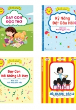 Combo Dạy Con Đọc Thơ – Dạy Con Nói Lời Hay – Kỹ Năng Đặt Câu Hỏi – Hỏi Nhanh Đáp Lẹ (4 Cuốn)