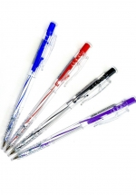 Combo 5 Cây Bút Bi Thiên Long TL-027 (Xanh, Đỏ, Tím, Đen)