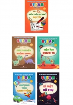 Combo 5 Cuốn Steam For Kids 6-14 Tuổi: Kiến Trúc Sư Nhí Đại Tài + Câu Chuyện Khủng Long + Phương Tiện Giao Thông + Bí Mật Vũ Trụ + Tiện Ích Quanh Ta