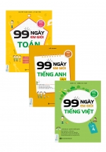 Combo 99 Ngày Em Giỏi Toán – Tiếng Việt – Anh Văn Lớp 4