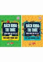 Combo Bách Khoa Tri Thức Bằng Hình Cho Trẻ Em – Thế Giới Thực Vật Và Khủng Long (2 Quyển)