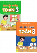 Combo Bài Tập Tuần Toán Lớp 3 – Tập 1 + Tập 2 (Bộ Sách Kết Nối Tri Thức Với Cuộc Sống) – ND (Bộ 2 Cuốn)
