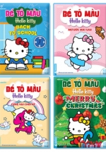 Combo Bé Tô Màu Hello Kitty (Bộ 4 Cuốn)