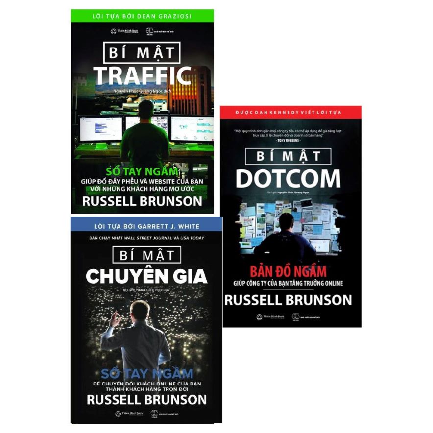 Combo Bí Mật Dotcom + Bí Mật Traffic + Bí Mật Chuyên Gia (3 Cuốn)