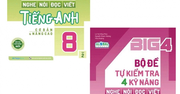 Combo Big 4 – Bộ Đề Tự Kiểm Tra 4 Kỹ Năng Nghe – Nói – Đọc – Viết Tiếng Anh Lớp 8