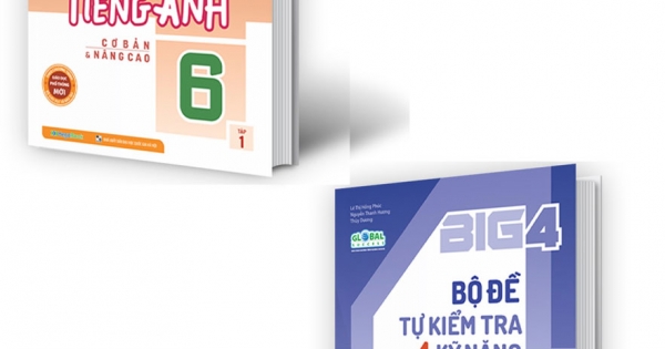 Combo Big 4 Bộ Đề Tự Kiểm Tra 4 Kỹ Năng Nghe – Nói – Đọc – Viết Tiếng Anh Lớp 6 – Tập 1+2 (Bộ 2 Cuốn)