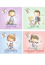 Combo Bộ 4 Cuốn Bé Học Kĩ Năng: Tạm Biệt Bỉm Xinh +Tạm Biệt Ti Giả + Tớ Luôn Sạch Sẽ + Tớ Không Dán Mắt Vào Màn Hình