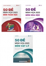 Combo Bộ Đề Ôn Thi Khối A: 50 Đề Minh Họa 2023 Môn Toán Học + 50 Đề Minh Họa 2023 Môn Vật Lý + 50 Đề Minh Họa 2023 Môn Hóa Học (Bộ 3 Cuốn)