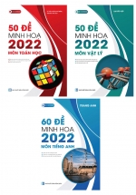Combo Bộ Đề Trắc Nghiệm 2022 Khối A1: Đề Minh Họa 2022 Môn Toán – Lý – Anh (Bộ 3 Cuốn)