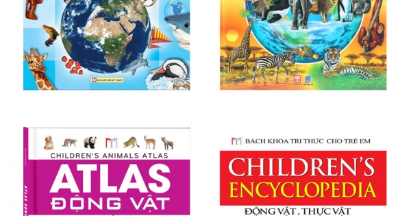 Combo Bộ Sách Atlas Động Vật Hay Nhất Cho Trẻ Từ 6-10 Tuổi