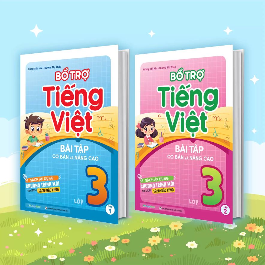 Combo Bổ Trợ Tiếng Việt – Bài Tập Cơ Bản Và Nâng Cao Lớp 3 (Bộ 2 Tập)