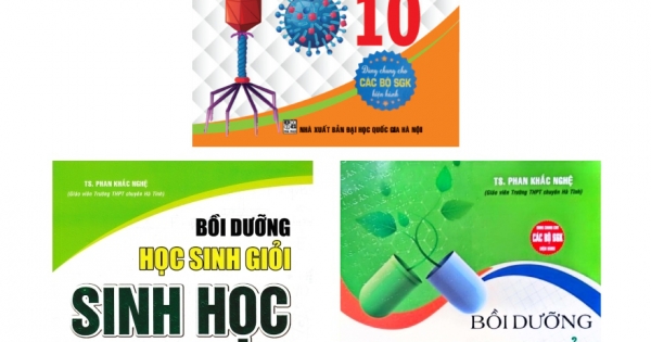Combo Bồi Dưỡng Học Sinh Giỏi Sinh Học – Phan Khắc Nghệ 10 – 11 – 12
