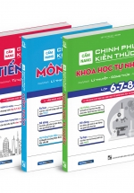 Combo Cẩm Nang Chinh Phục Kiến Thức Môn Toán, Khoa Học Tự Nhiên, Tiếng Anh Lớp 6,7,8,9 (Bộ 3 Cuốn)