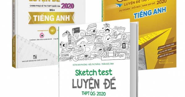 Combo CC Thần Tốc Luyện Đề 2020 Môn Tiếng Anh + 	 Mega 2020 – Siêu Tốc Luyện Đề THPT Quốc Gia 2020 – Tiếng Anh + 	 Sketch Test Luyện Đề THPTQG 2020 Môn Tiếng Anh
