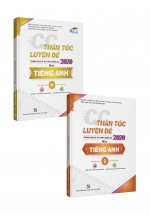 Combo CC Thần Tốc Luyện Đề 2020 Môn Tiếng Anh (Tập 1+Tập 2)