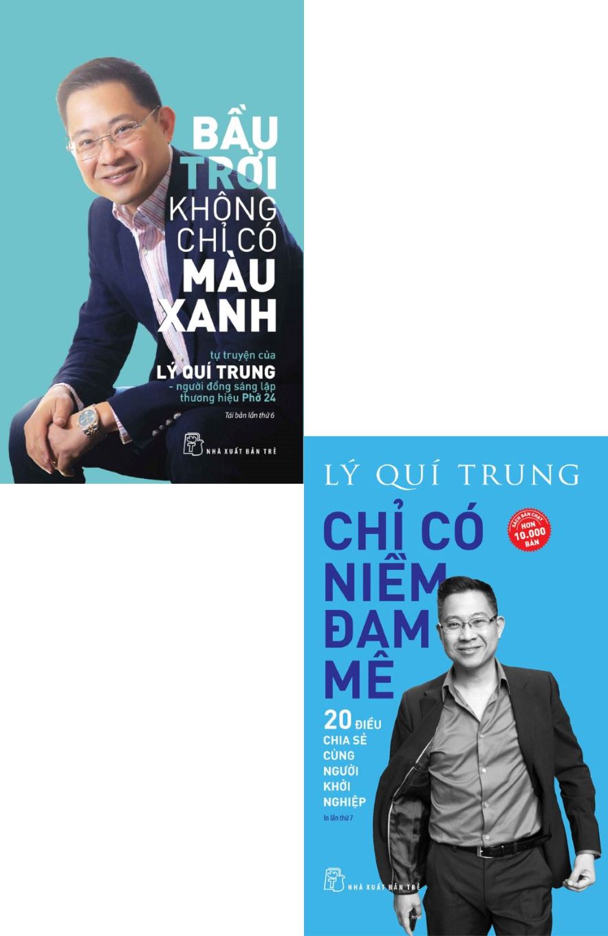 Combo Chỉ Có Niềm Đam Mê và Bầu Trời Không Chỉ Có Màu Xanh (Bộ 2 Cuốn)