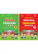 Combo Chinh Phục 4 Kỹ Năng Tiếng Anh Nghe – Nói – Đọc – Viết Lớp 3 – Tập 1+2 (Bộ 2 Cuốn)