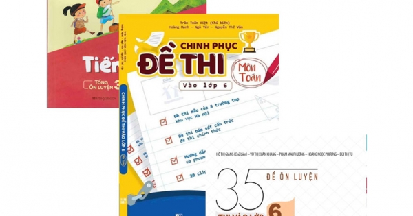 Combo Chinh Phục Đề Thi Vào Lớp 6 Môn Toán + Tiếng Việt + Tiếng Anh