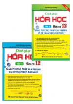 Combo Chinh Phục Hóa Học Hữu Cơ 12 Bằng Phương Pháp Giải Nhanh Và Kĩ Thuật Hiện Đại Nhất (Trọn Bộ 2 Tập)
