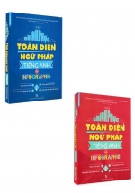 Combo Chinh Phục Toàn Diện Ngữ Pháp Tiếng Anh Bằng Infographic ( Tập 1+Tập 2 )