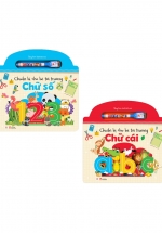 Combo Chuẩn Bị Cho Bé Tới Trường: Chữ Cái + Chữ Số (Bộ 2 Cuốn)