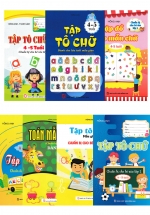 Combo Chuẩn Bị Cho Bé Vào Lớp 1 Dành Cho Bé 4-5 Tuổi (Bộ 7 Cuốn)