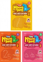 Combo Cùng Khủng Long Học Nét Cơ Bản –  Bé Gái (Bộ 3 Cuốn)