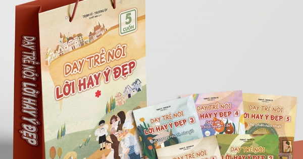 Combo Dạy Trẻ Nói Lời Hay Ý Đẹp – Túi 1 (Từ Quyển 1 Đến 5)