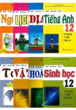Combo Đề Kiểm Tra Lớp 12 (Bộ 8 Cuốn)