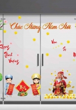 Combo Decal Trang Trí Cửa Kính Ngày Tết 43