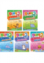 Combo Dino Tập Vẽ – 4 Bước Vẽ Đơn Giản (Bộ 5 Cuốn)