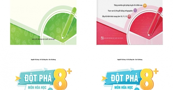 Combo Đột Phá 8+ Kì Thi THPT Quốc Gia Môn Toán – Hóa – Sinh (4 Quyển)
