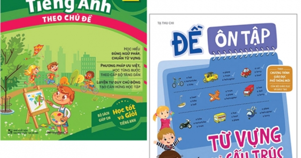 Combo Em Học Tốt Tiếng Anh Theo Chủ Đề 2 + Đề Ôn Tập Từ Vựng Và Cấu Trúc Tiếng Anh Lớp 2 (Bộ 2 Cuốn)