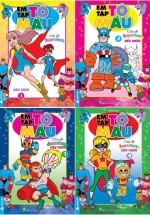 Combo Em Tập Tô Màu – Super Hero Siêu Nhân (Bộ 4 Cuốn)