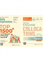 Combo English Collocations In News – Đọc Tin Không “Vấp” + Top 1500+ Cụm Từ Tiếng Anh Thông Dụng Theo Chủ Đề (Bộ 2 Cuốn)