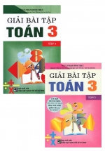 Combo Giải Bài Tập Toán 3 Tập 1+2 (Bộ 2 Cuốn)